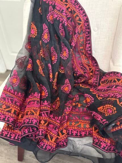 Gorgeous Organza Embroidered Saree