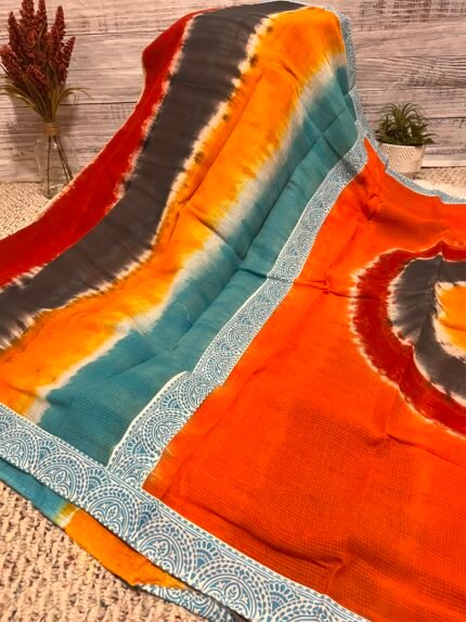 Cotton Batik Saree