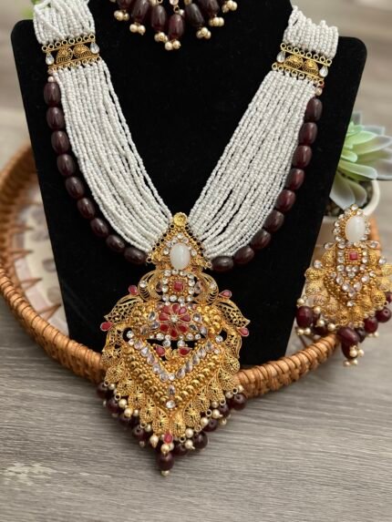 Pearl and Beads Party Jewelry Set