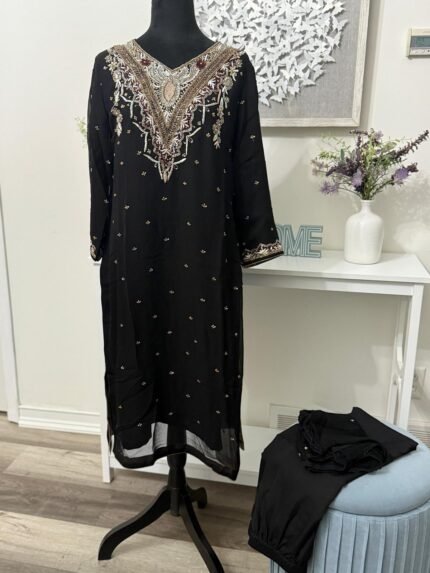 Georgette Embroidered Salwar Suit