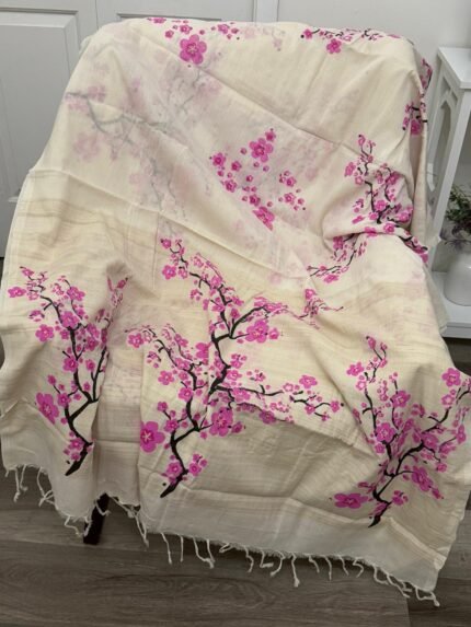Cherry Floral Saree