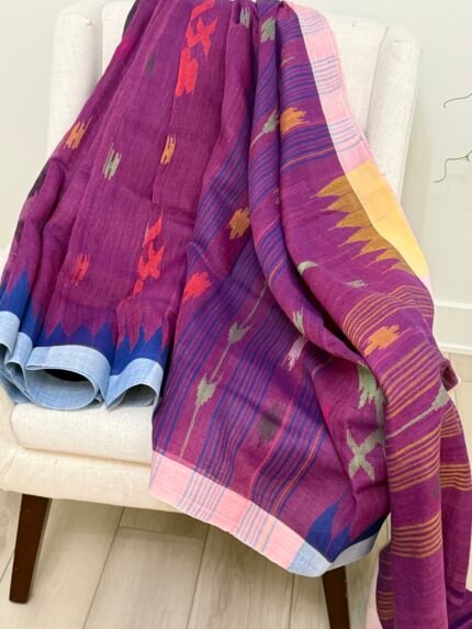 Bright Monipuri Saree