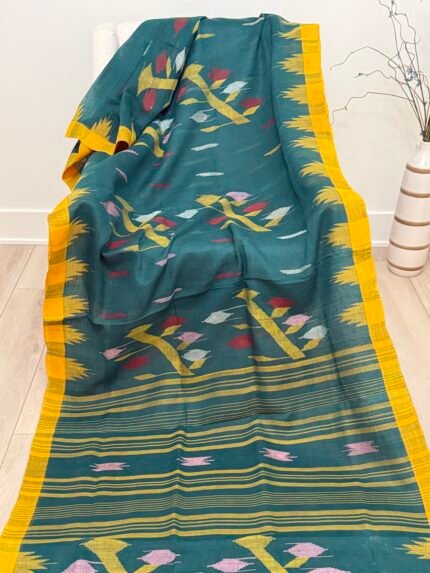 Green Monipuri Saree