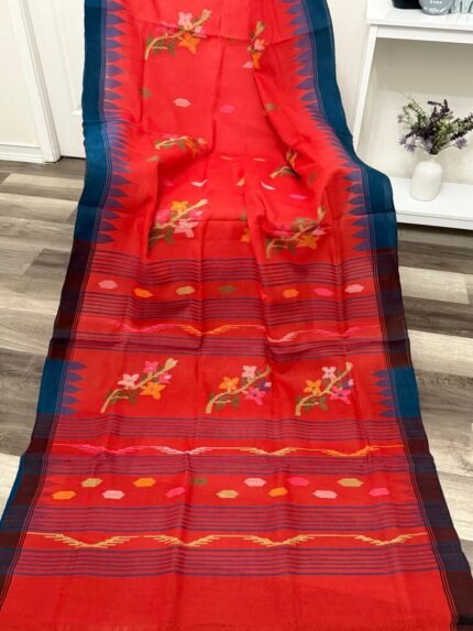 Orange Monipuri Saree